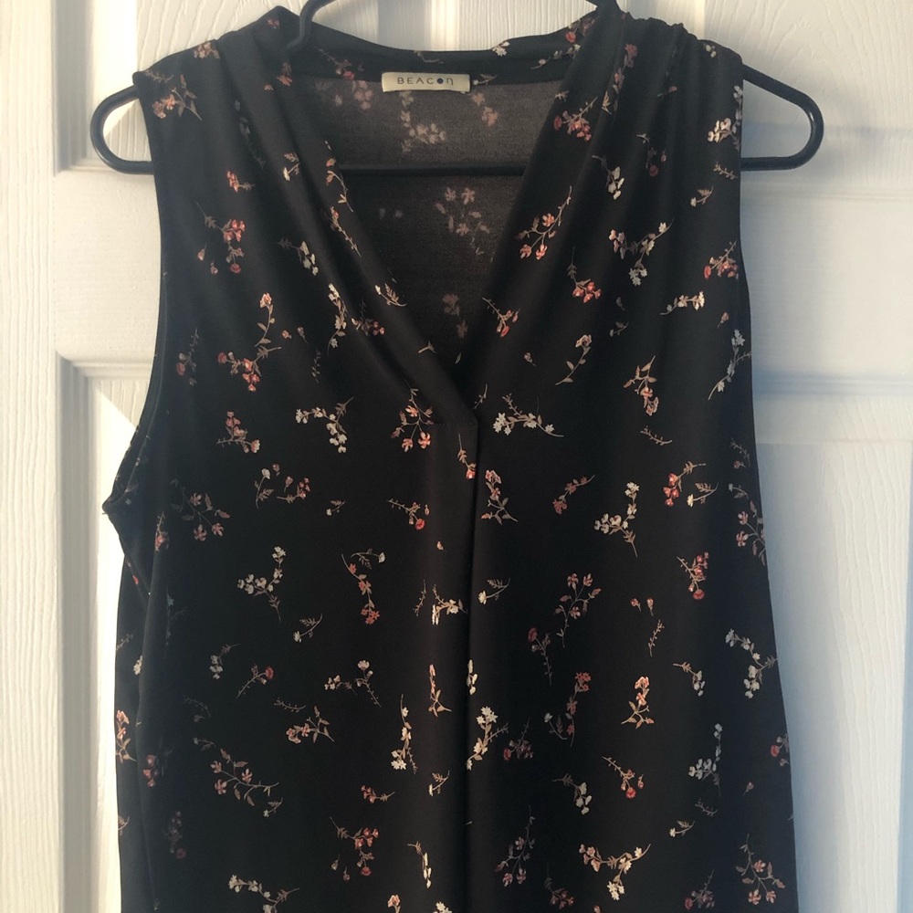 Beacon Alicia Pleat Detail Knit Top